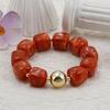 Stackable Beaded Bracelet Acrylic Handmade Bracelet Boho Square Beads Bracelet  for Women