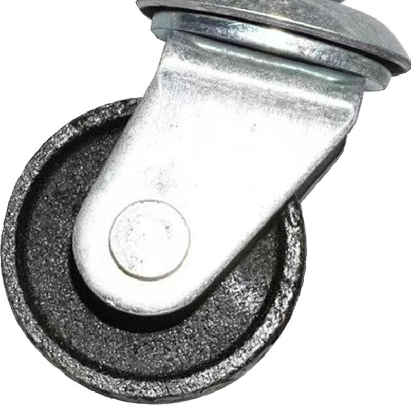 Generic Floor Jack Caster Wheels Professional Spare Parts Metal Accessories Horizontal Jack Casters for 4 Ton Floor Jack