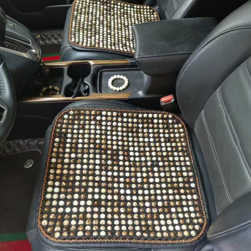 Breathable Bodhi Seed Car Seat Cushion - Universal 3-Piece Set for All Seasons and Office Use