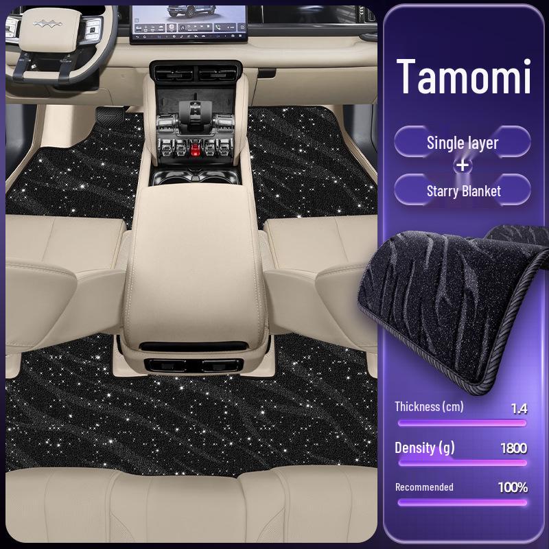 Eco-friendly Double-layer Floor Mats for Equation Leopard Titanium 5 Model Car Interior