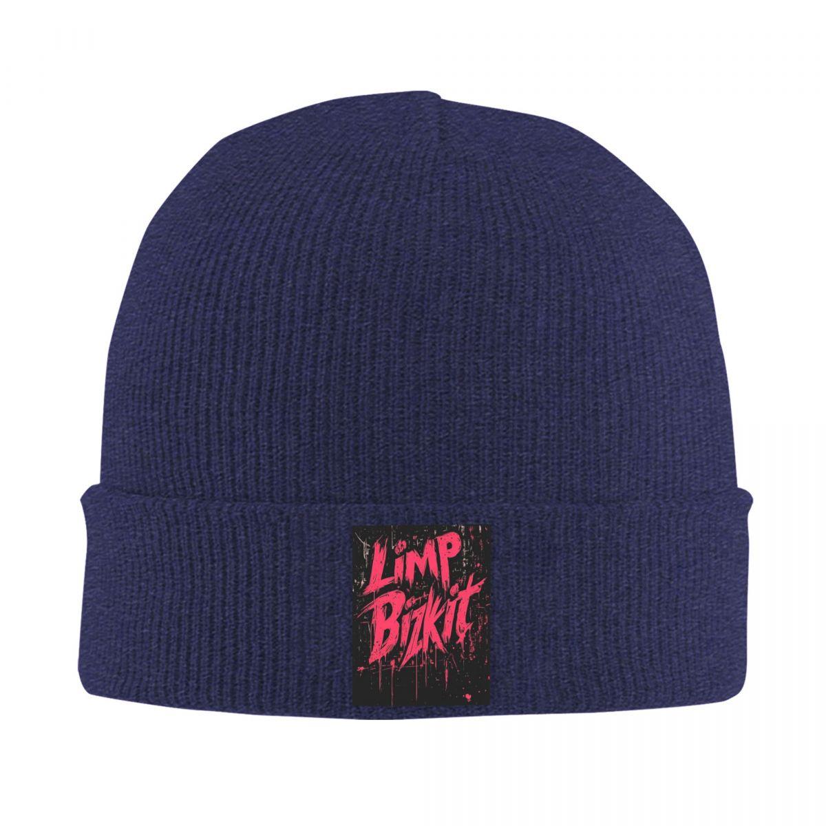

Limp Bizkit Warm Knitted Cap Hip Hop Bonnet Hat Autumn Winter Outdoor Beanies Hats for Unisex Adult One Size