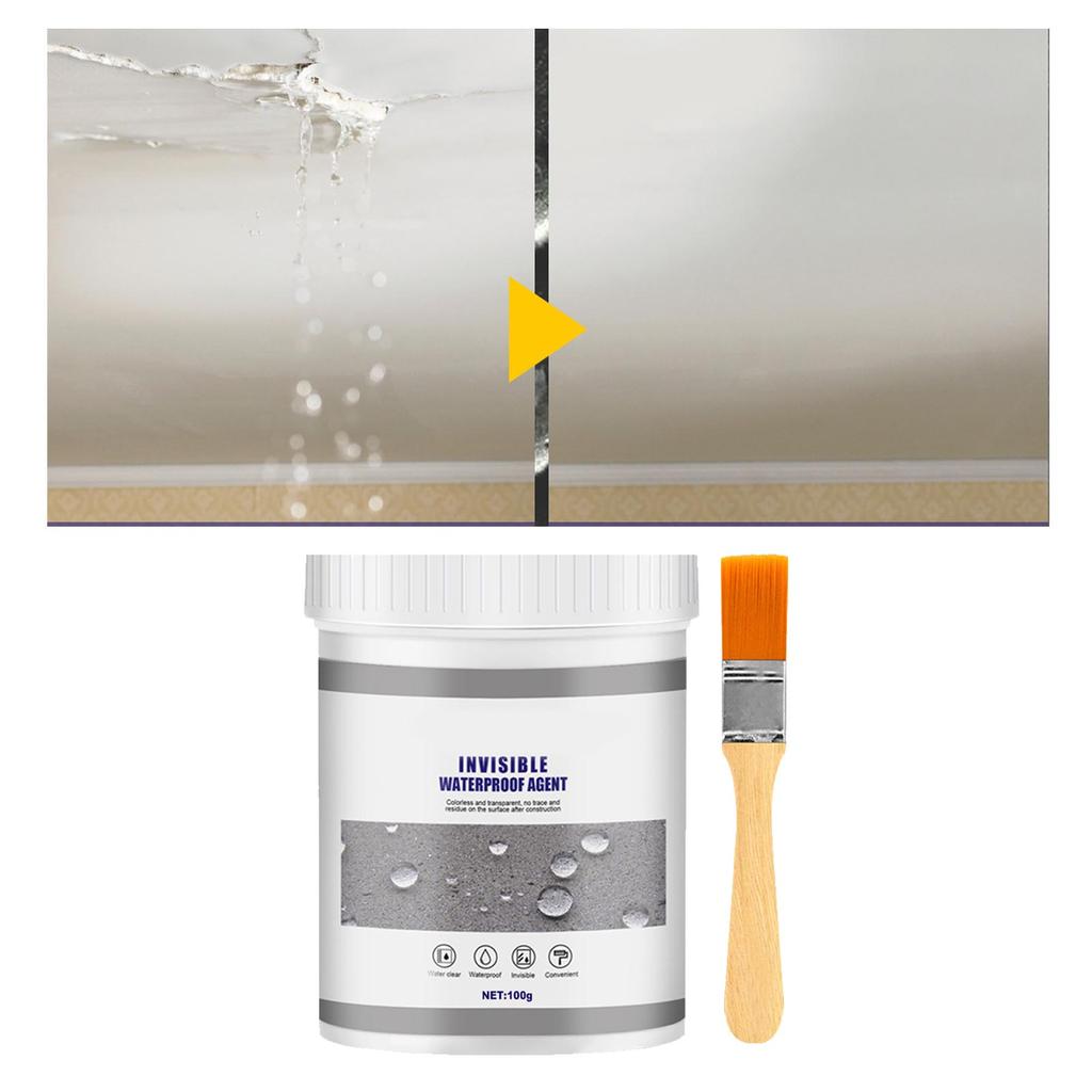 Środek wodoodporny Przezroczysty, zapobiegający wyciekom, niewidoczny uszczelniacz izolacyjny z pędzlem do płytek ściennych Ceme