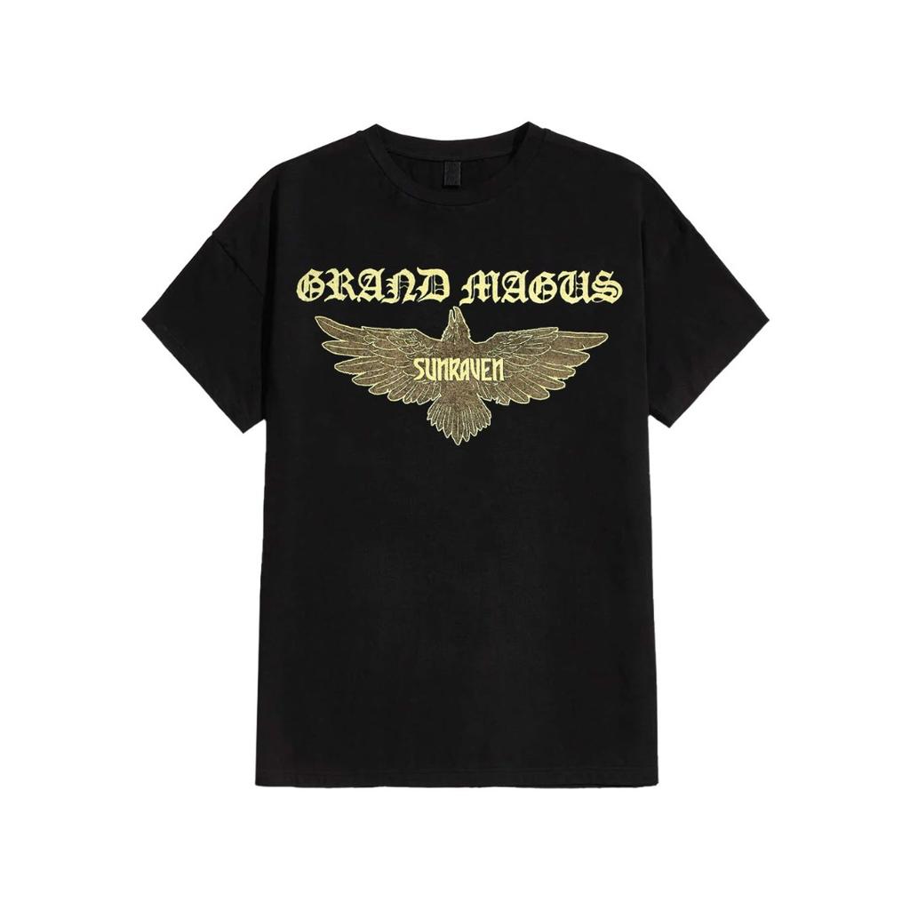 Swedish Band Grand Magus T-shirt Heavy Metal Doom Metal Tee Men Women Oversized Y2k Short Sleeves Cotton Soft Female Male Clothing