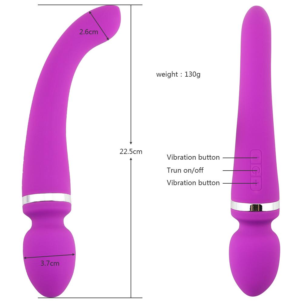Dual Head Vibration Sex Toys for Women AV Wand Clitoris Stimulation G-Spot Dildo Vibrator Vagina Massager Powerful Sex Products