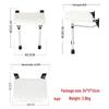 Space-Saving Wall-Mounted Folding Shower Chair for Elderly & Pregnant Women