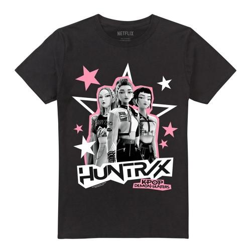 K-Pop Dämonenjäger Unisex Erwachsene Huntrix Scrapbook Sterne T-Shirt