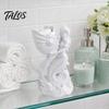 Healing Style Soft Furnishing 3D Printed Mermaid Conch Storage Ornament, Mini Decorative Coastal Aesthetic Home Ornament Flowerpot, Creative