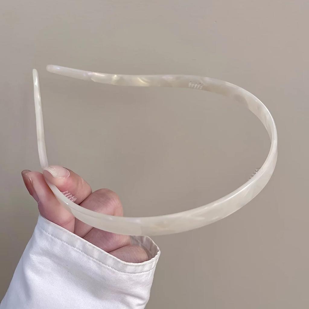 1 Stück Damen Nicht-Klemmendes Ohrknochen Haaraccessoire Essigsäure Stirnband Stirnband High-End Haarband Mädchen 2025 Neu Sommer Elegant