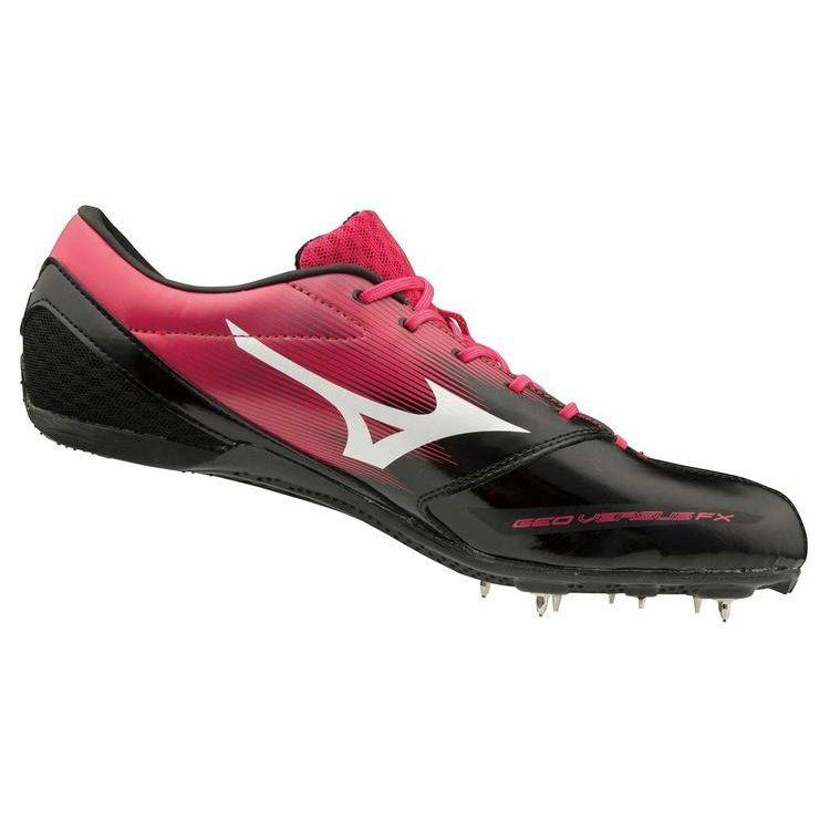 Mizuno Unisex Low Top Red Black Running Shoes Comfort Versatile Shock Absorbing Wear Resistant U1GA201560