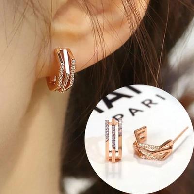 Geometric Earrings Retro Temperament Fashion Ladies Earrings