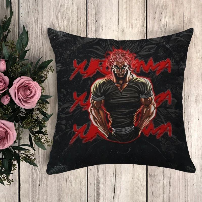 Kissen Baki Hanma Dekorative Kissenhülle Dekor Kissenbezüge für Kissen x Kissenbezüge Autodekoration Kissenbezüge Sofa