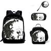 3pcs set Backpack for Boys Girls Best Gift Kids bags Don't Starve Child School With lunch bag Pencil Bags School Student Bags