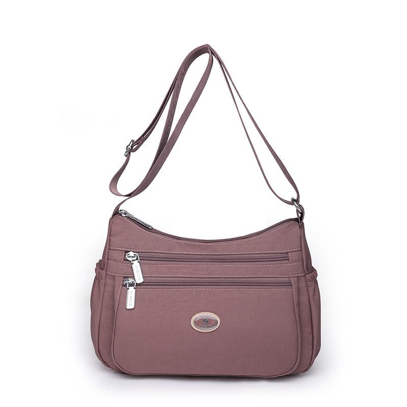 Bag 2025 new shoulder messenger bag nylon bag casual dumpling bag women's bag trend light luxury