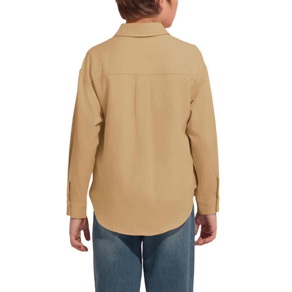 Kinder Langarmshirt Uniform Unterhemd Schuloberteil