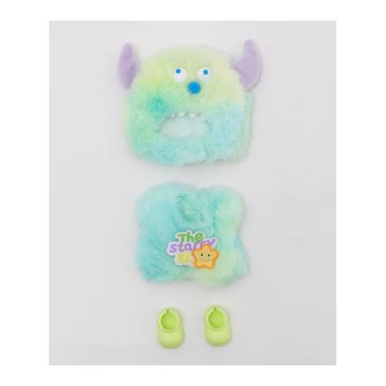 [Wego] Stuffed Colorful Monster Set 12cm Stuffed Clothes Cute Kigurumi Gift Present for Women