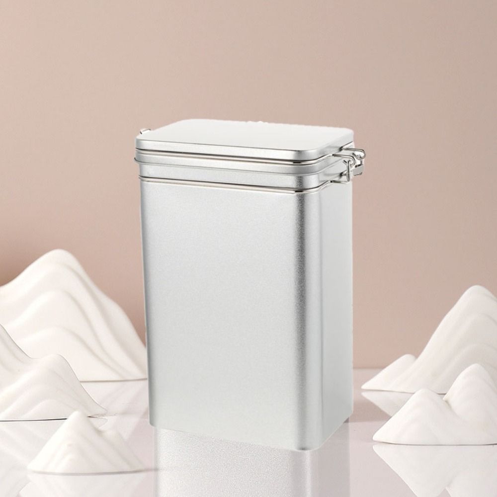 Hermetyczny pojemnik na kawę Vintage puszka metalowe pudełko pojemnik metalowy pojemnik do przechowywania żywności dom