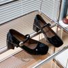 Spring and summer new fashionable solid color Mary Jane shoes gently match skirt thick heel high heel single shoes