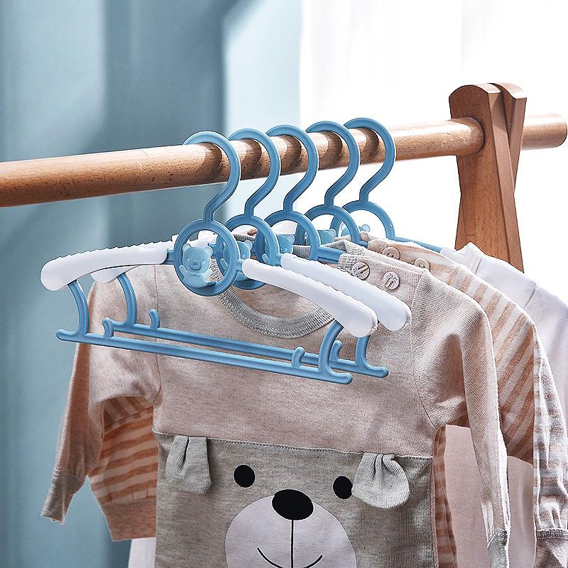 Retractable Infant & Baby Clothes Hangers - Small Size Drying Rack for Newborns and Kids