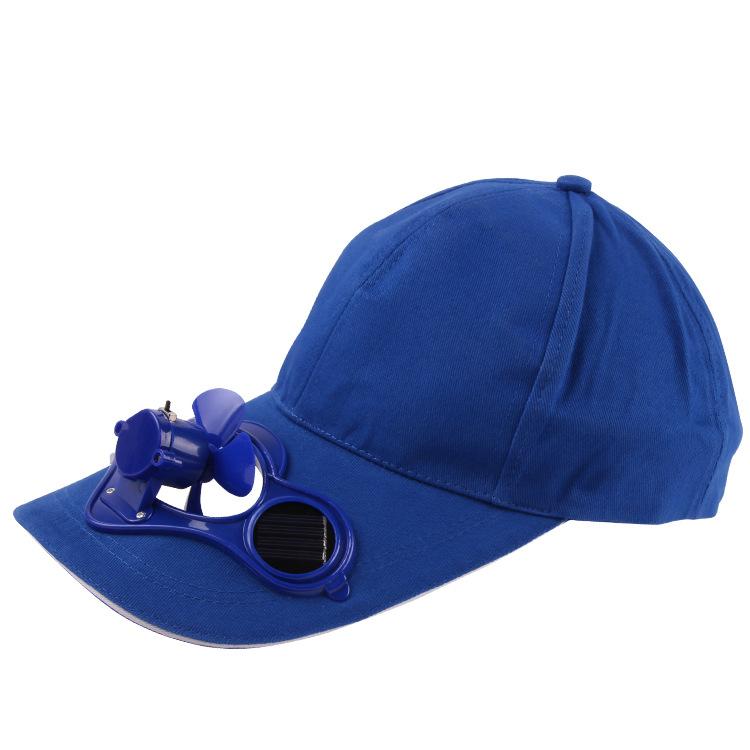 Fan Cooling Baseball Hat Outdoor Novelty Hiking Camping Solar Sun Cap for Men Women  Adjustable
