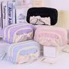 3 Layers Large Capacity Pencil Bag Aesthetic Pen Case Big Stationery Bag Zipper Pencil Pouch Children Pen Bag School Supplies