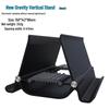 Vertical Metal Desk Storage Rack for Gaming Laptop, Macbook, iPad, and Tablets
