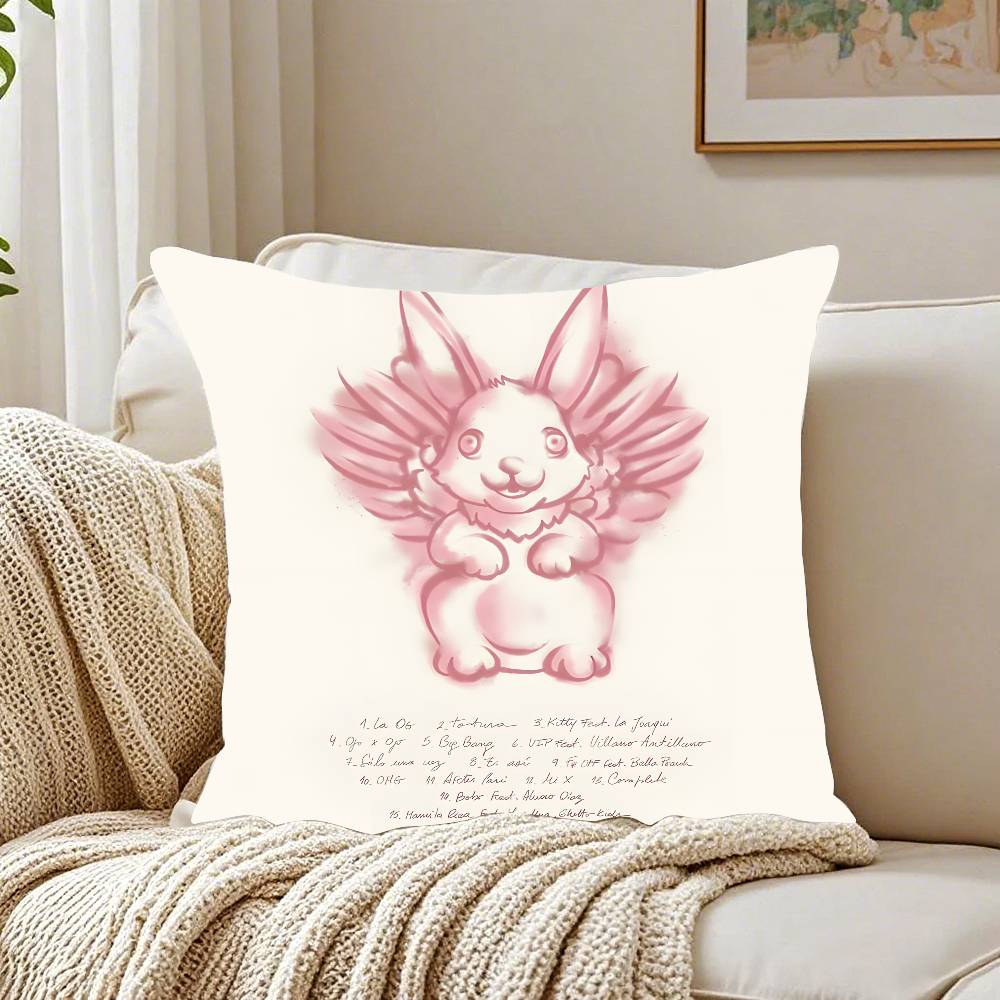 K-Kenia Os Pink-Aura Singer Pillow Case Pattern Printed Pillowcase For Living Room Sofa Cushion Cover & Bedroom Decor