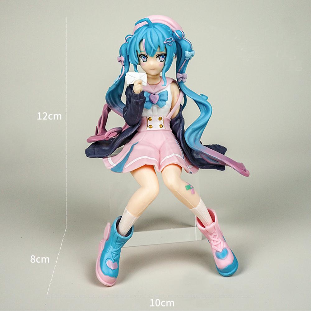 Anime Figur PVC Doll Collection Sittende Modell Dekor Leker Gave