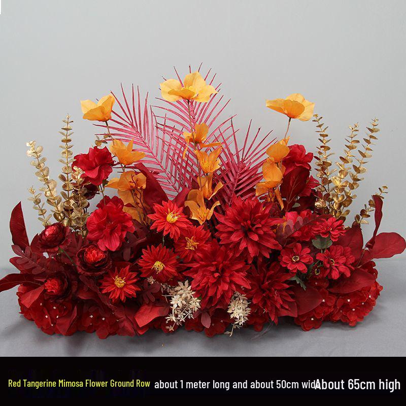 Large Silk Eucalyptus Floral Aisle Decoration for Weddings