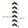 For Router Monitor LED Strip Laptop USB C to DC Power Connector 12V Adapter