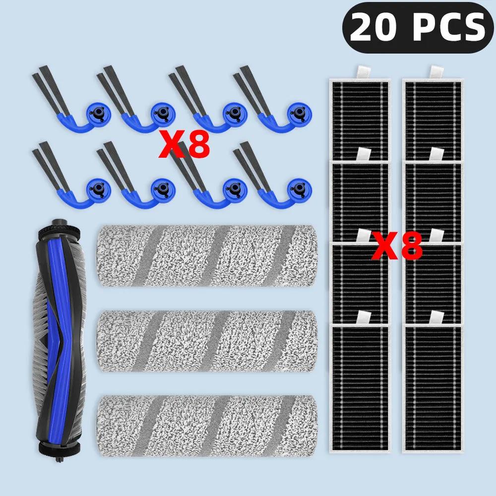 Compatible For ECOVACS DEEBOOT X11 OMNICYCLONE / X11 PRO OMNI Spare Parts Accessories Main Side Brush HEPA Filter Roller Mop
