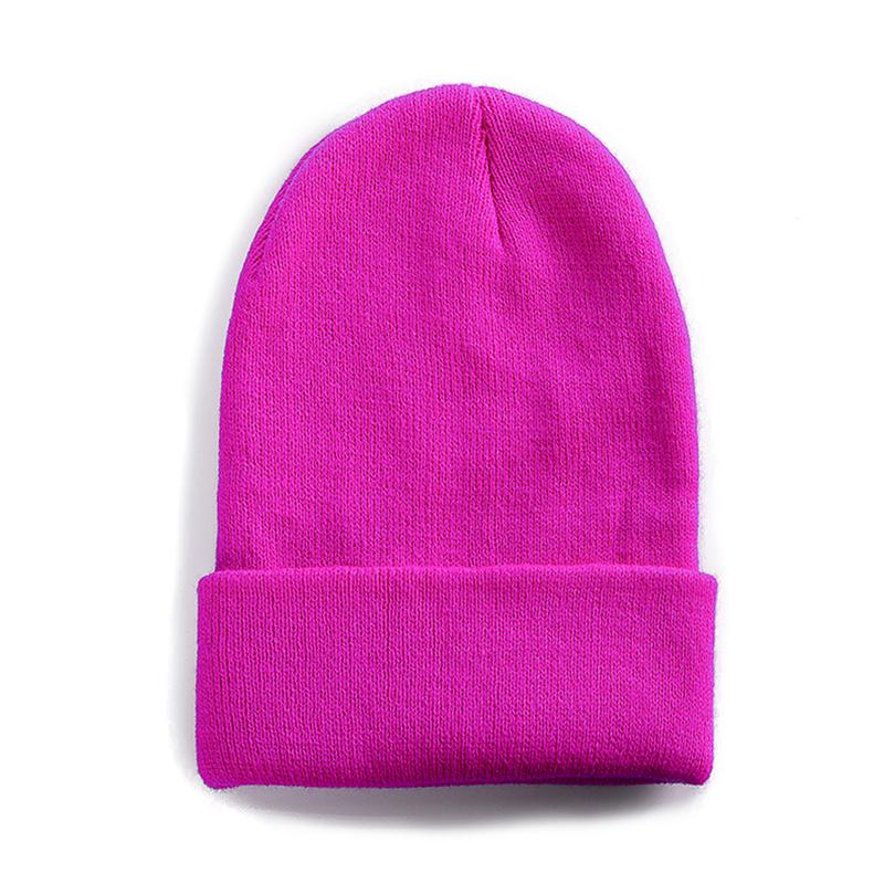 New Unisex Multicolor Autumn & Winter Beanie Hat Men Women Basic Daily Beanie Soft Knitted Hat All-match Streetwear Cap