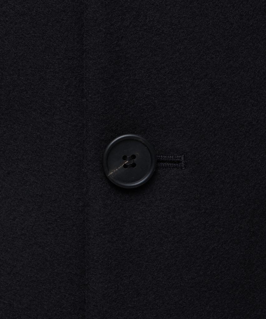 Musinsa Standard Mtr Daddy Shoulder Single Long Coat [Black]