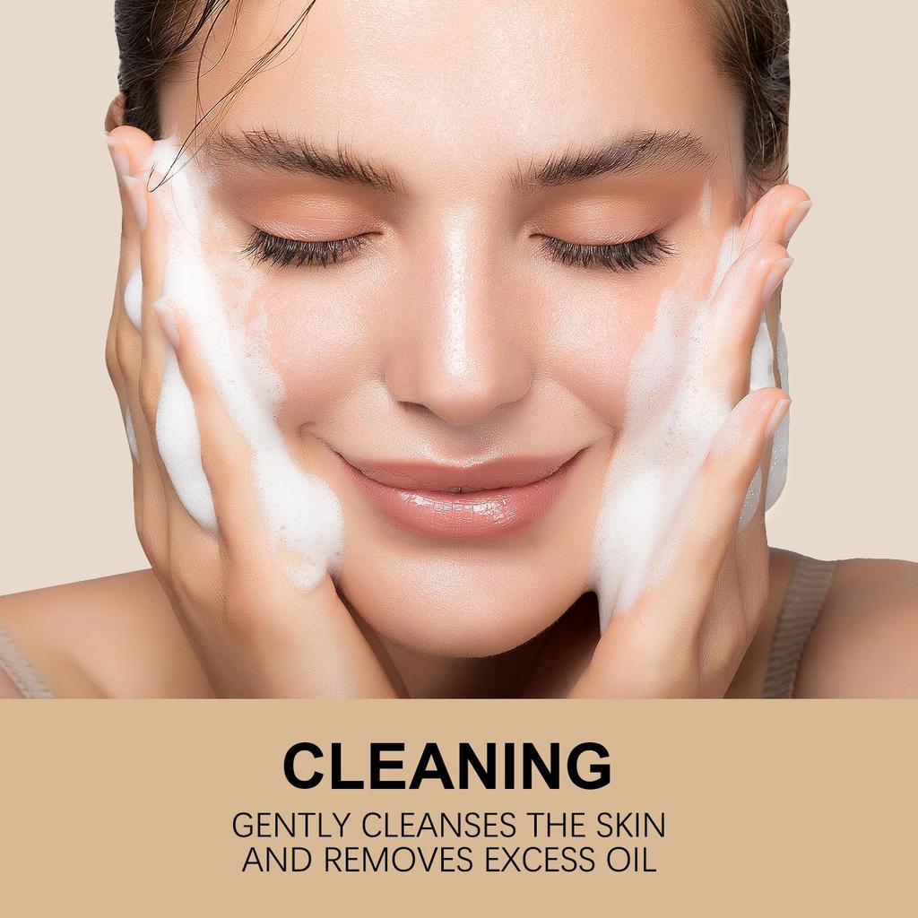 Ceramide Rice Water Cleansing Foam-Moisturize the Skin and Provide moisture-Gently Cleanses the Skin & Removes Excess Oil