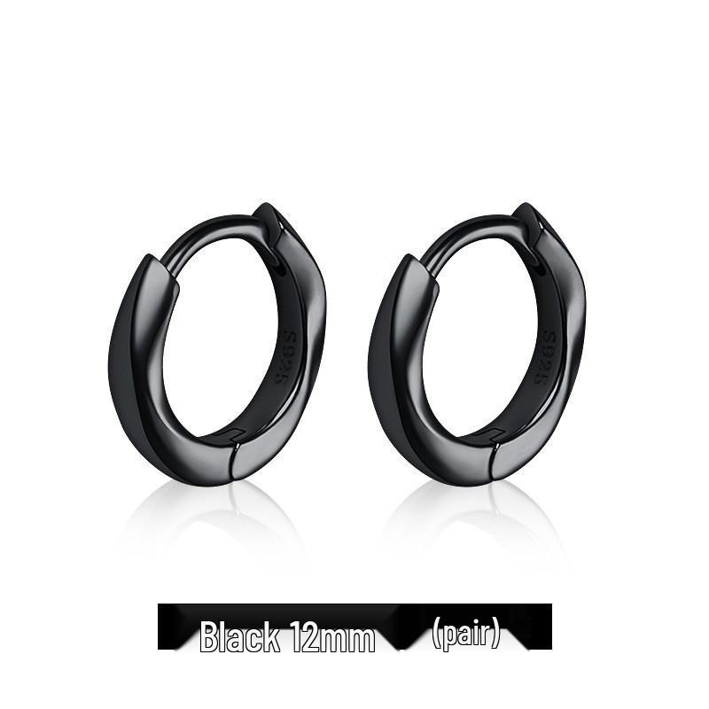 Men's Hip Hop Trend European & American Boys' High-End Stud & Hoop Earrings