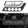 3-Piece Carbon Fiber Center Console Vent Trim for 09-16 BMW Z4 E89