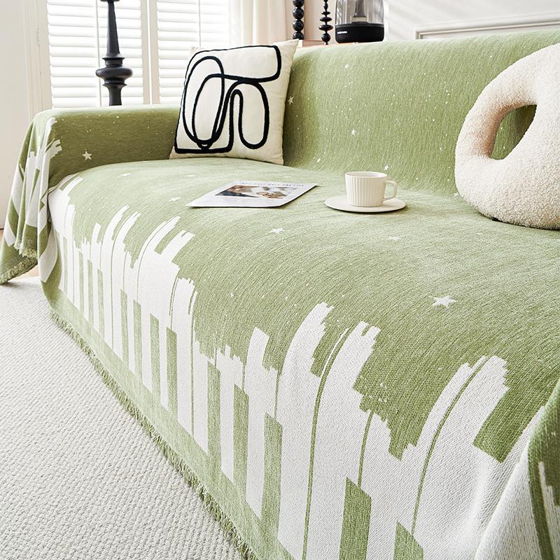 Prosop de păr șenilă Husă de canapea all-inclusive pentru patru sezoane Husă de praf Husă de canapea dintr-o singură bucată pentru camera de zi