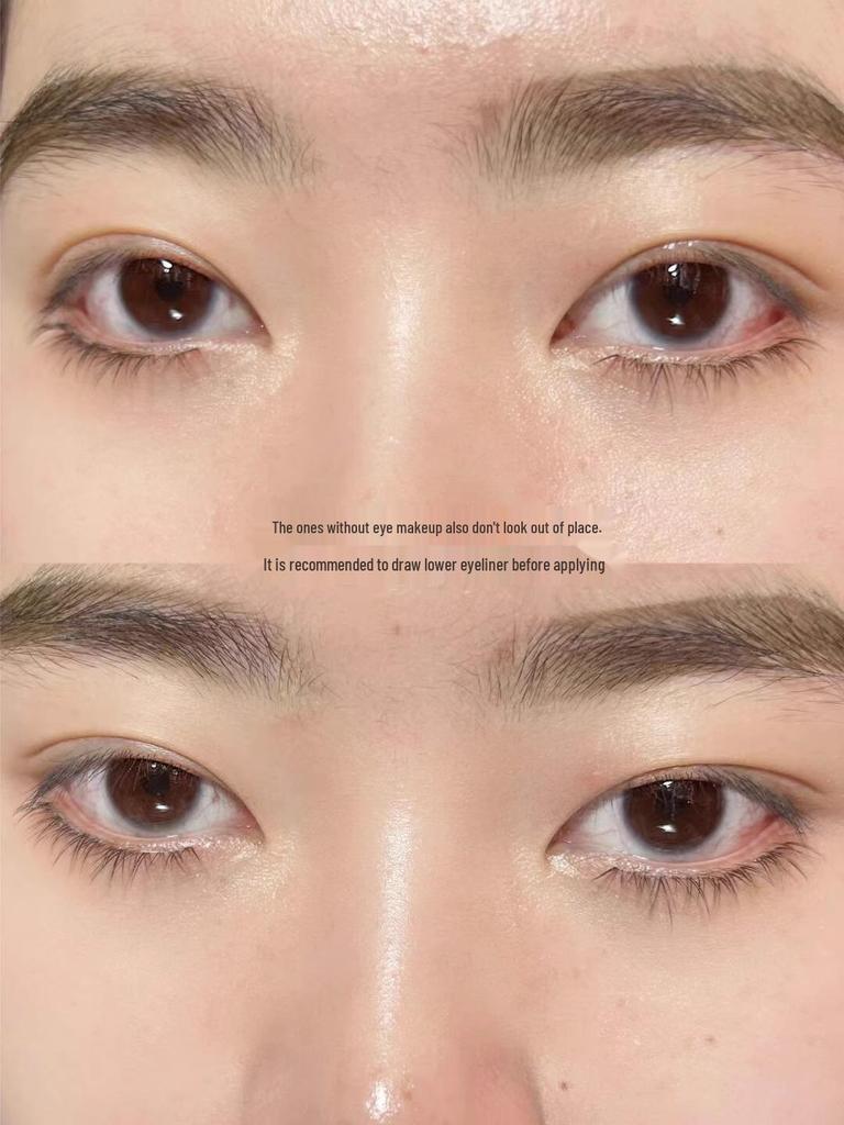 Cool Ji Baby Natural Cross V-Shape Cluster Eyelashes