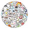 10/30/90pcs Kawaii Basil Cat Cartoon Stickers Cute Anime Kitten Graffiti Decals Laptop Suitcase Guitar Phone Sticker