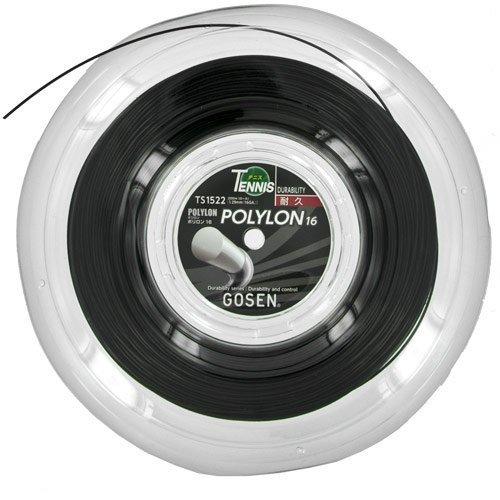 

GOSEN Polylon, 16 Black 660 Durable Polyester Tennis String