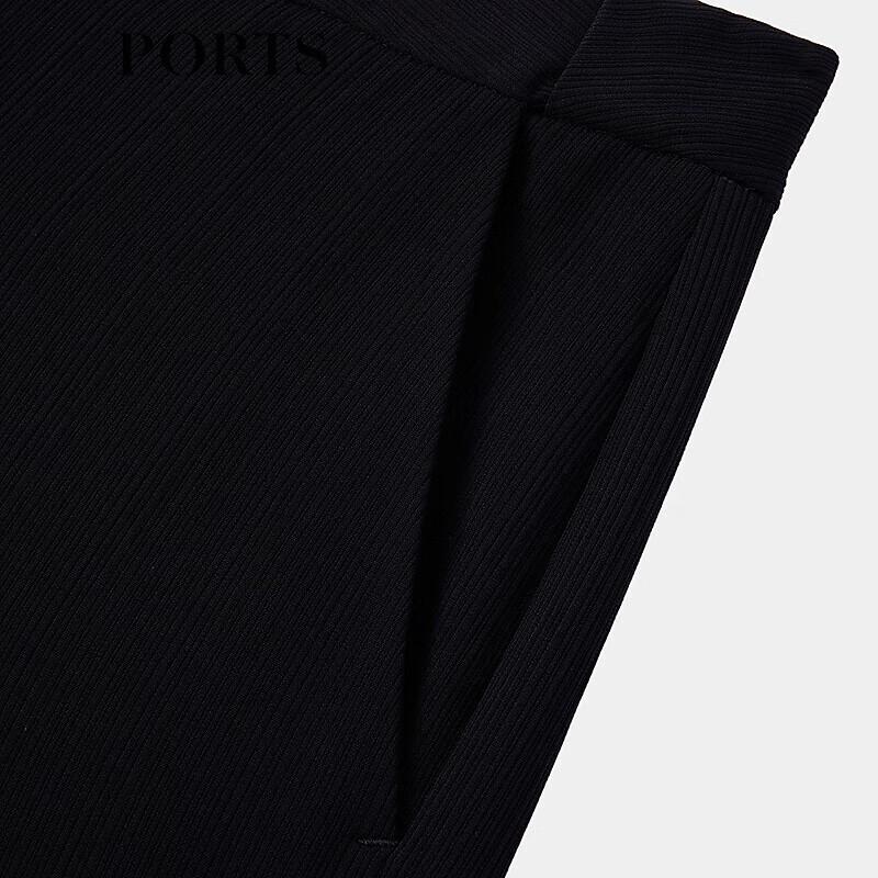 PORTS Women's Solid Casual Pants LQ8P041SWB010