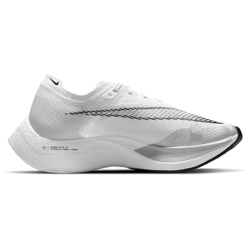 Nike ZoomX Vaporfly Next% 2 'White Metallic Silver' Women's Sneakers casual CU4123-100