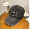 New Embroidered Letters York Baseball Caps Women Spring Fall Wash Shade Vintage