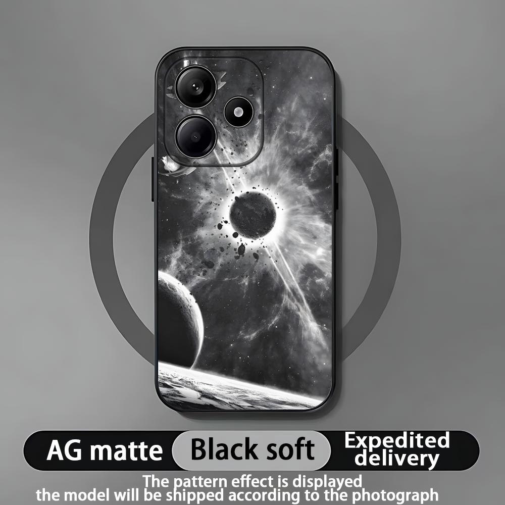

Universe Planet Popular image Phone Case For Xiaomi Redmi Note 14 13 12 11 Pro Plus S 5G 14C A3 Soft Black Phone Cover Redmi Note 11