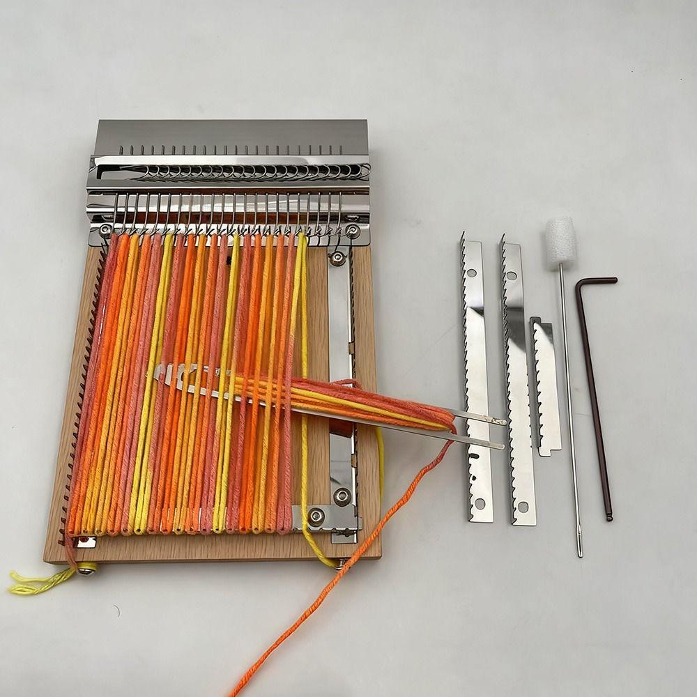 Neue Blitz Strickmaschine DIY Handgefertigte Webstuhl Bausatz Wandteppich Strickmaschine Strickwerkzeuge