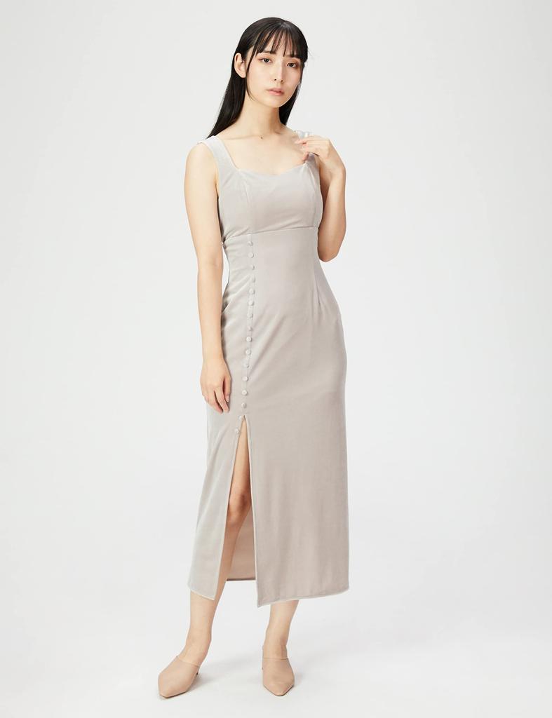 Snidel Lace Bolero Layered Tight Slit Dress SWFO224084 PBEG 1 Women's