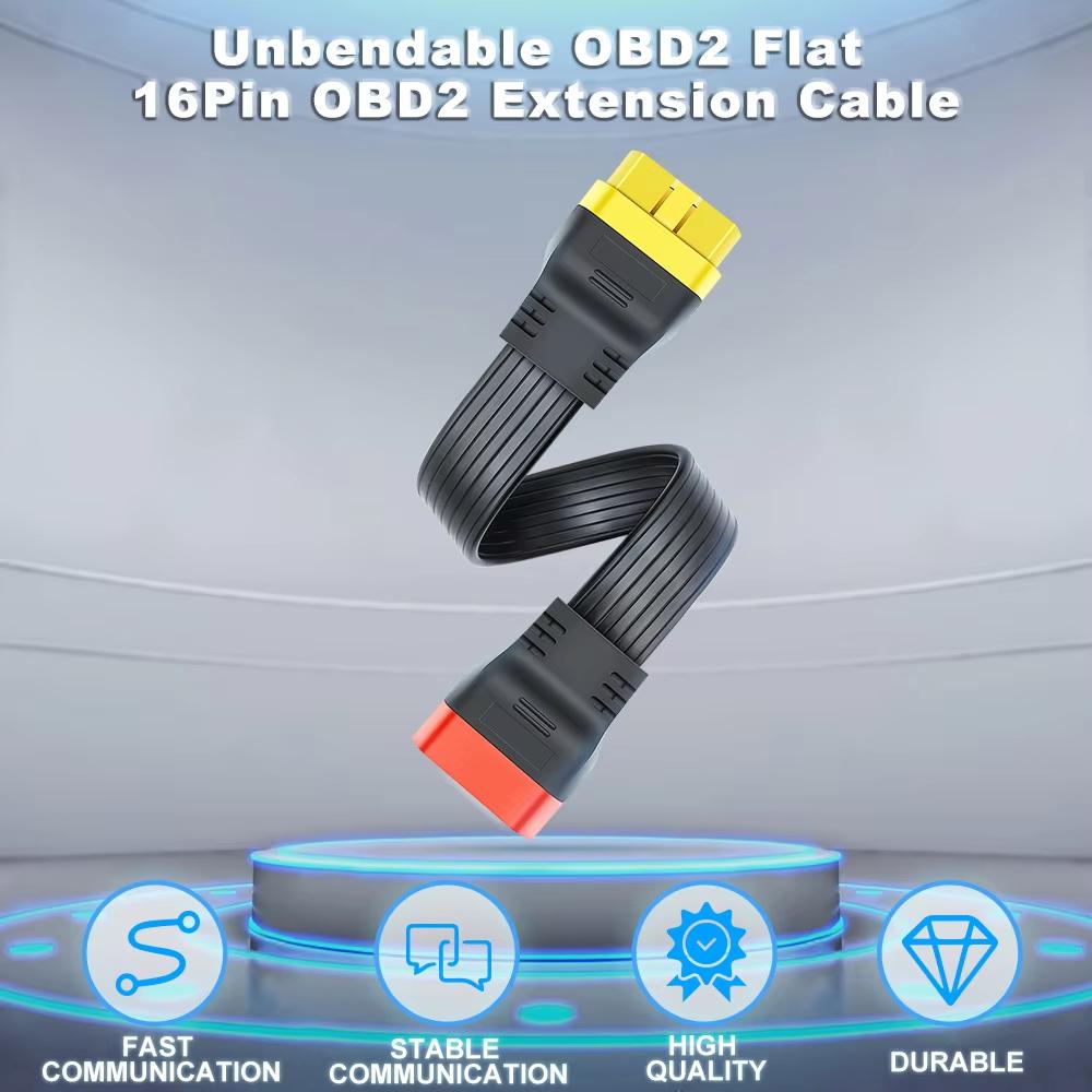 16 Pin OBDII Extension Cable Male to Female 36CM for Thinkdiag Easydiag BD2 Connector ELM327 OBD2 Diagnostic Cable