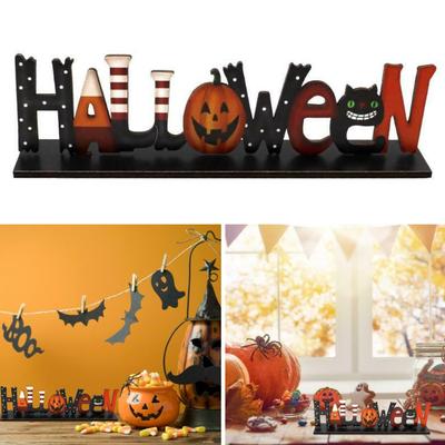 Halloween Letters Ornaments Party Props Festival Gift Office Desk Tea Table Decorations