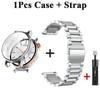 Pouzdro + řemínky z nerezové oceli pro Huawei Watch GT 5 41mm 46MM náramek s kovovým řemínkem pro Huawei Watch GT 5 GT5 Pro 41MM 46mm náramek