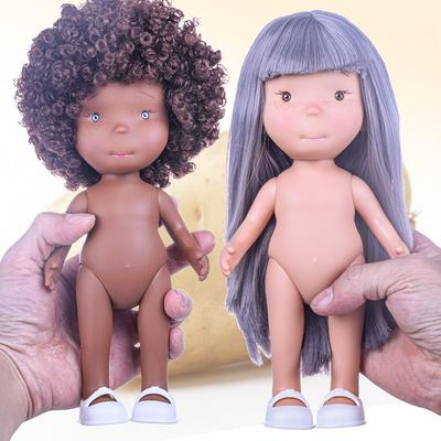 New Mia 24Cm Vinyl Naked Dolls With Movable Joints Waldorf Diy Custom Play Dolls For Kids Pretend Play Handmade Craft Toys
