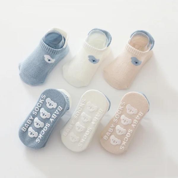 3Pairs/set Newborn Baby Socks For Girls Boys Summer Mesh Thin Infant Girl Boy Toddler Short Sock 0-5Years Chlidren's Socks